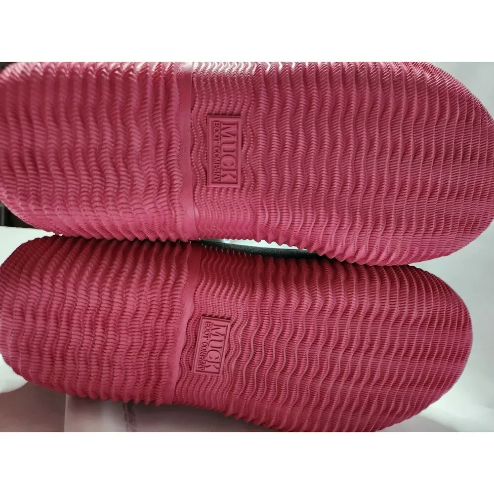 Muck Boot Company Women’s Hale Sporty Boots Size 9 Black Hot Pink